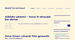 Desktop Screenshot of alekz.net