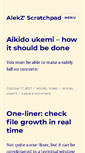Mobile Screenshot of alekz.net