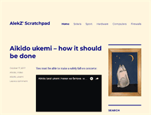 Tablet Screenshot of alekz.net